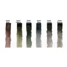 Kuretake Gansai Tambi Set Sumi Colors Akvarell festék készlet (6 szín)