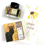   Kuretake Üveges tinta CHROME YELLOW ink-cafe Art nouveau color ink (1 db)