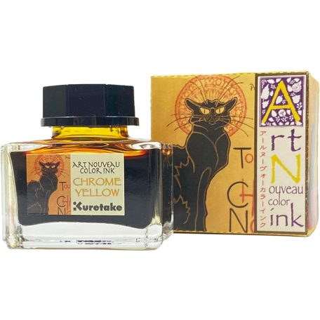 Kuretake Üveges tinta CHROME YELLOW ink-cafe Art nouveau color ink (1 db)