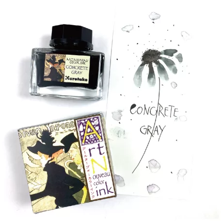 Kuretake Üveges tinta CONCRETE GRAY ink-cafe Art nouveau color ink (1 db)