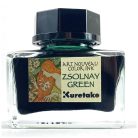 Kuretake Üveges tinta ZSOLNAY GREEN ink-cafe Art nouveau color ink (1 db)