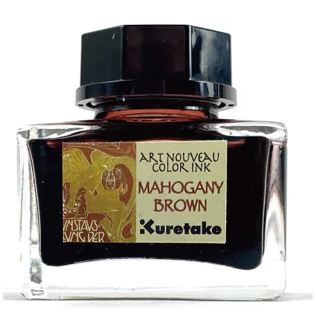 Kuretake Üveges tinta MAHOGANY BROWN ink-cafe Art nouveau color ink (1 db)