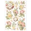 Stamperia Best Sellers Rizspapír A4 Garlands and roses Rice Paper (1 ív)