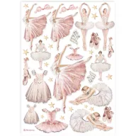   Stamperia Best Sellers Rizspapír A4 Dancer Rice Paper (1 ív)