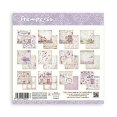   Stamperia Lavender Papírkészlet 8" (20 cm)  Paper Pack (10 ív)