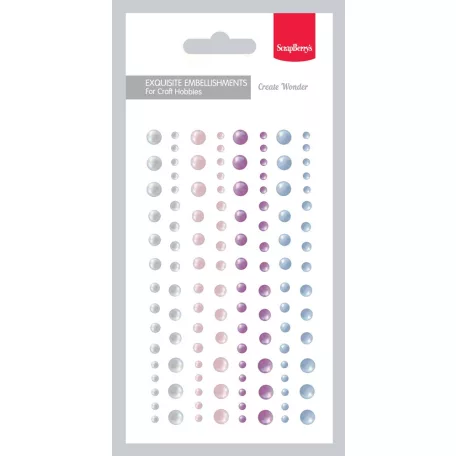 ScrapBerry's Pearl sticker Öntapadós félgyöngy Set 01 1 csomag