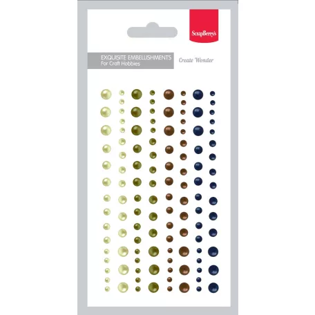 ScrapBerry's Pearl sticker Öntapadós félgyöngy Set 08 1 csomag