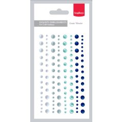   ScrapBerry's Pearl sticker Öntapadós félgyöngy Set 10 1 csomag