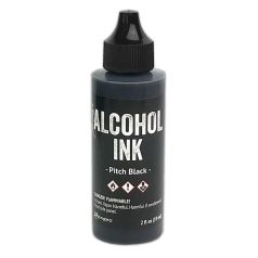   Ranger Alkoholos tinta Pitch Black Tim Holtz Alcohol Ink (59 ml)