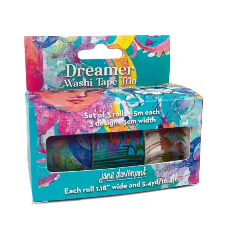 Jane Davenport Dreamer Dekorációs ragasztószalag Washi Tape (3 db)