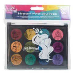   Jane Davenport Halcyon Days Akvarellfesték készlet 12 szín Iridescent Watercolour Paints (1 db)
