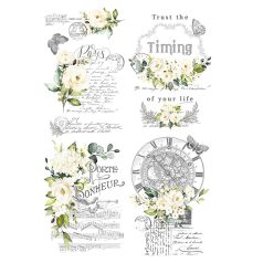   Hokus Pokus Porte Bonheur Transzfer fólia 17"X12" (44x30cm) Decor Transfers (4 ív)