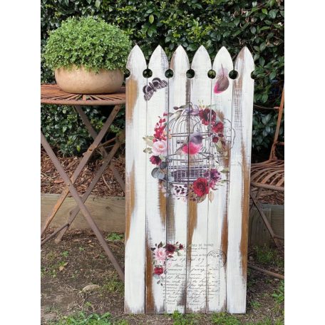 Hokus Pokus Cage a’ Oiseaux Transzfer fólia 17"X12" (44x30 cm) Decor Transfers (4 ív)