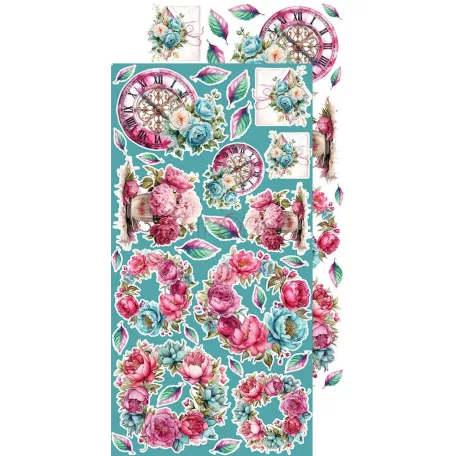 Craft O'Clock Kivágóív Soulflowers Mix Extras to Cut Set (18 ív)