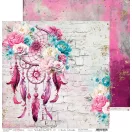 Craft O'Clock Scrapbook papírkészlet 12" (30 cm) Soulflowers Paper Collection Set (6 ív)