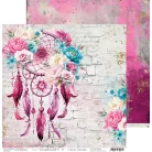 Craft O'Clock Scrapbook papírkészlet 12" (30 cm) Soulflowers Paper Collection Set (6 ív)