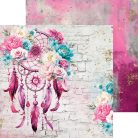 Craft O'Clock Scrapbook papírkészlet 8" (20 cm) Soulflowers Mix Paper Set (24 ív)