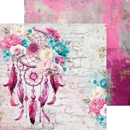 Craft O'Clock Scrapbook papírkészlet 8" (20 cm) Soulflowers Mix Paper Set (24 ív)