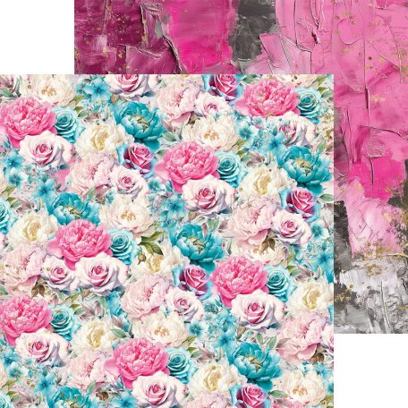 Craft O'Clock Scrapbook papírkészlet 8" (20 cm) Soulflowers Mix Paper Set (24 ív)