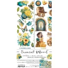 Craft O'Clock Kivágóív Sunset Mood Mix Extras to Cut Set (18 ív)
