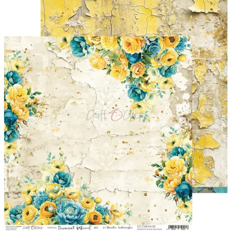 Craft O'Clock Scrapbook papírkészlet 12" (30 cm) Sunset Mood Paper Collection Set (6 ív)