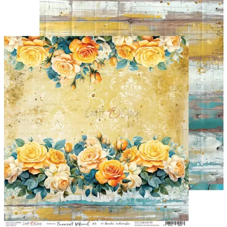 Craft O'Clock Scrapbook papírkészlet 12" (30 cm) Sunset Mood Paper Collection Set (6 ív)