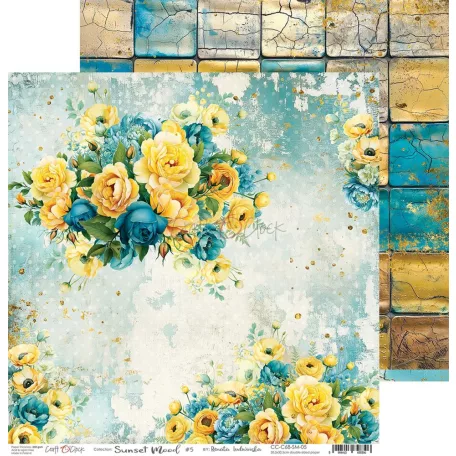 Craft O'Clock Scrapbook papírkészlet 12" (30 cm) Sunset Mood Paper Collection Set (6 ív)