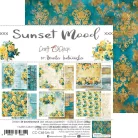 Craft O'Clock Scrapbook papírkészlet 6" (15 cm) Sunset Mood Paper Collection Set (24 ív)