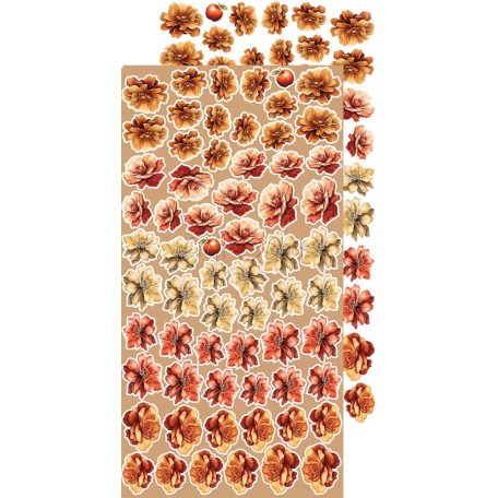 Craft O'Clock Kivágóív Autumnaria Flowers & More Extras to Cut Set (18 ív)