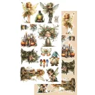 Alchemy of Art Kivágóív 6"x12" (15cm x 30 cm) - Tales of Moss and Fern -  - Extras to Cut Set (1 csomag)