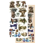 Alchemy of Art Kivágóív 6"x12" (15cm x 30 cm) - Tales of Moss and Fern -  - Extras to Cut Set (1 csomag)