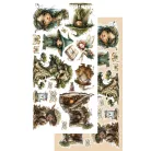 Alchemy of Art Kivágóív 6"x12" (15cm x 30 cm) - Tales of Moss and Fern -  - Extras to Cut Set (1 csomag)