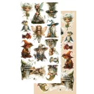 Alchemy of Art Kivágóív 6"x12" (15cm x 30 cm) - Tales of Moss and Fern -  - Extras to Cut Set (1 csomag)