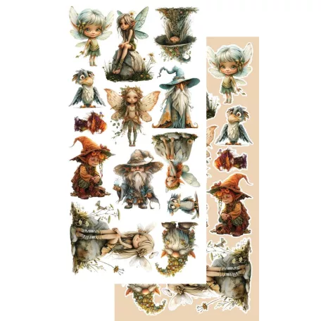 Alchemy of Art Kivágóív 6"x12" (15cm x 30 cm) - Tales of Moss and Fern -  - Extras to Cut Set (1 csomag)