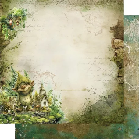 Alchemy of Art Papírkészlet 8" (20 cm) - Tales of Moss and Fern - Paper Collection Set (12 lap)