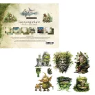 Alchemy of Art Papírkészlet 8" (20 cm) - Tales of Moss and Fern - Paper Collection Set (12 lap)