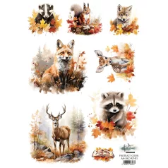   Alchemy of Art Rizspapír A4 - In Autumn Colors - 1 - Rice Paper (1 ív)