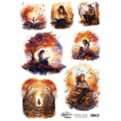   Alchemy of Art Rizspapír A4 - In Autumn Colors - 2 - Rice Paper (1 ív)