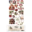 Alchemy of Art Kivágóív 6"x12" (15cm x 30 cm) - Ho Ho Ho - Extras to Cut Set (1 csomag)