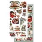 Alchemy of Art Kivágóív 6"x12" (15cm x 30 cm) - Ho Ho Ho -  - Extras to Cut Set (1 csomag)