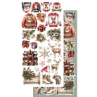 Alchemy of Art Kivágóív 6"x12" (15cm x 30 cm) - Ho Ho Ho -  - Extras to Cut Set (1 csomag)