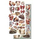 Alchemy of Art Kivágóív 6"x12" (15cm x 30 cm) - Ho Ho Ho - Extras to Cut Set (1 csomag)