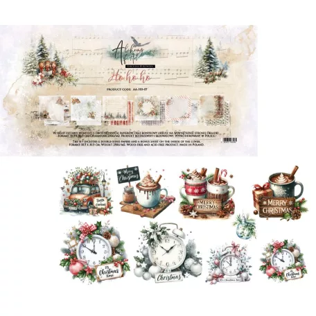 Alchemy of Art Papírkészlet 12" (30 cm) - Ho Ho Ho - Paper Collection Set (6 lap)