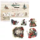 Alchemy of Art Papírkészlet 8" (20 cm) - Ho Ho Ho - Paper Collection Set (12 lap)