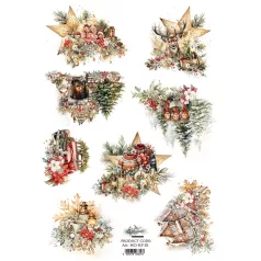   Alchemy of Art Rizspapír A4 - Ho Ho Ho - 1 - Rice Paper (1 ív)