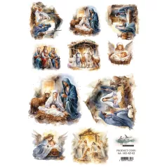   Alchemy of Art Rizspapír A4 - Ho Ho Ho - 2 - Rice Paper (1 ív)