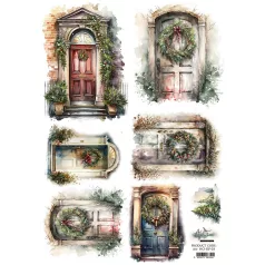   Alchemy of Art Rizspapír A4 - Ho Ho Ho - 3 - Rice Paper (1 ív)