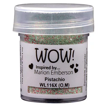 WOW! Domborítópor 15ml Pistachio Embossing Powder (1 db)