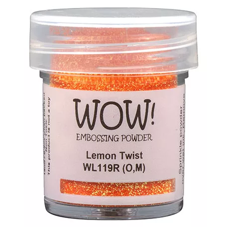 WOW! Domborítópor 15ml Lemon Twist Embossing Powder (1 db)