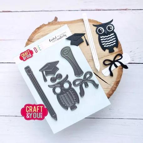 Craft & You Vágósablon Owl Set Cutting Dies (1 csomag)